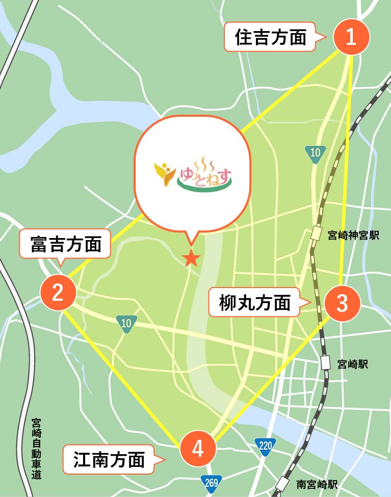 送迎エリアマップ